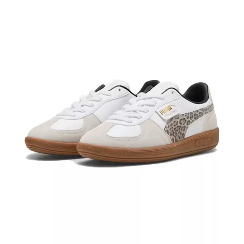 Baskets Puma Palermo Leo - Blanc Et Beige