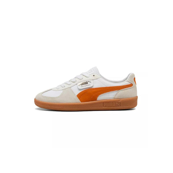 Puma Palermo Lth Trainers - White, Orange.
