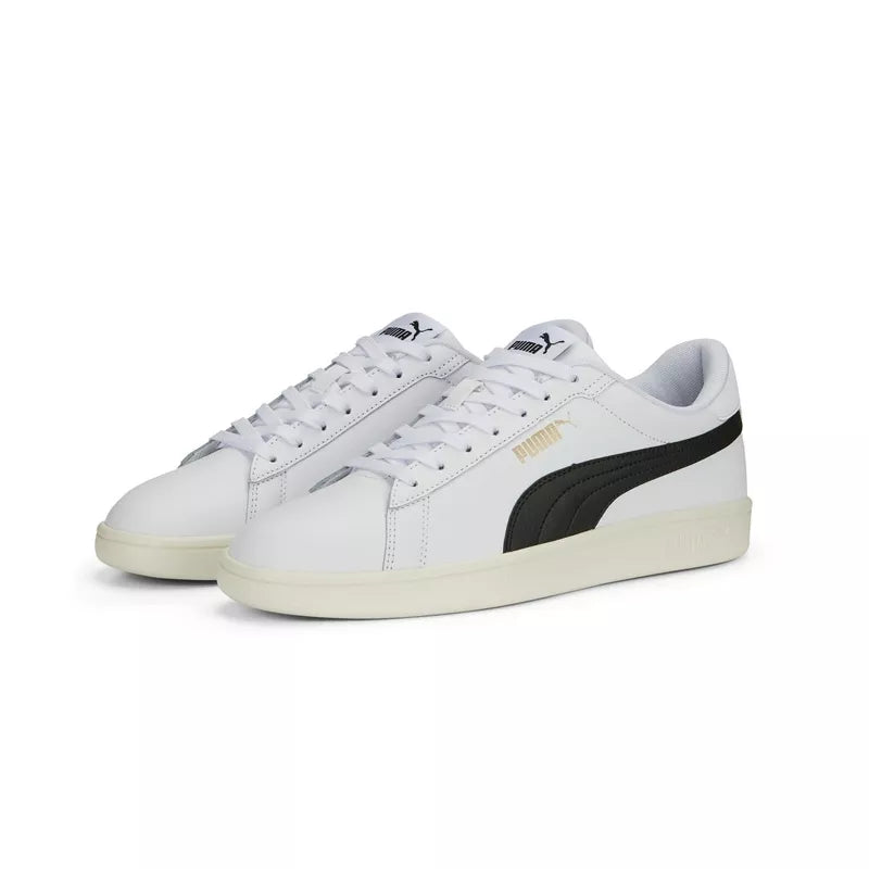 Baskets Puma Smash3.0 L - Blanc/Noir