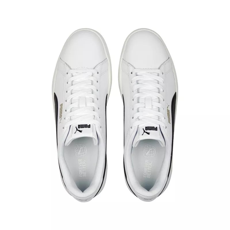 Baskets Puma Smash3.0 L - Blanc/Noir