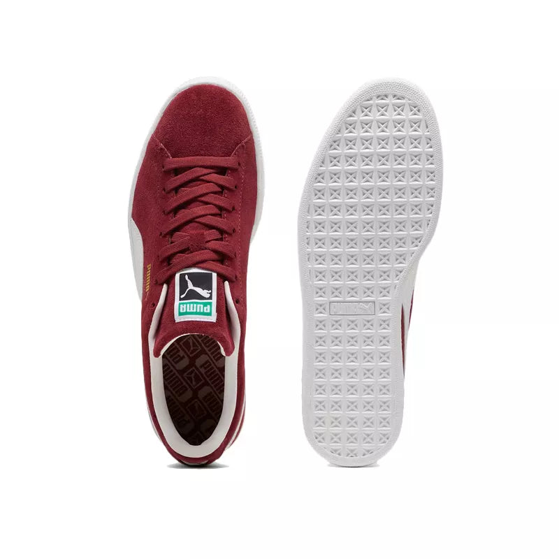 Baskets Puma Suede Classic - Bordeaux, Blanc