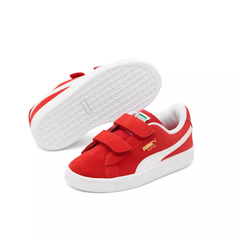 Baskets Puma Suede Classics Cadet - Rouge/ Blanc