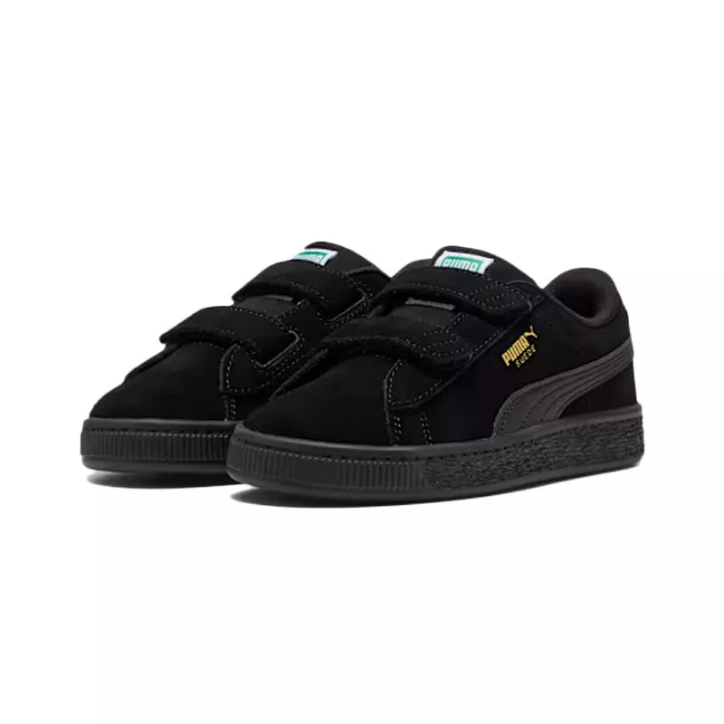 Baskets Puma Suede Classics Cadet - Noir, Dorée