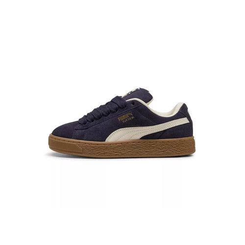Baskets Puma Suede Xl Junior - Bleu/Ecru