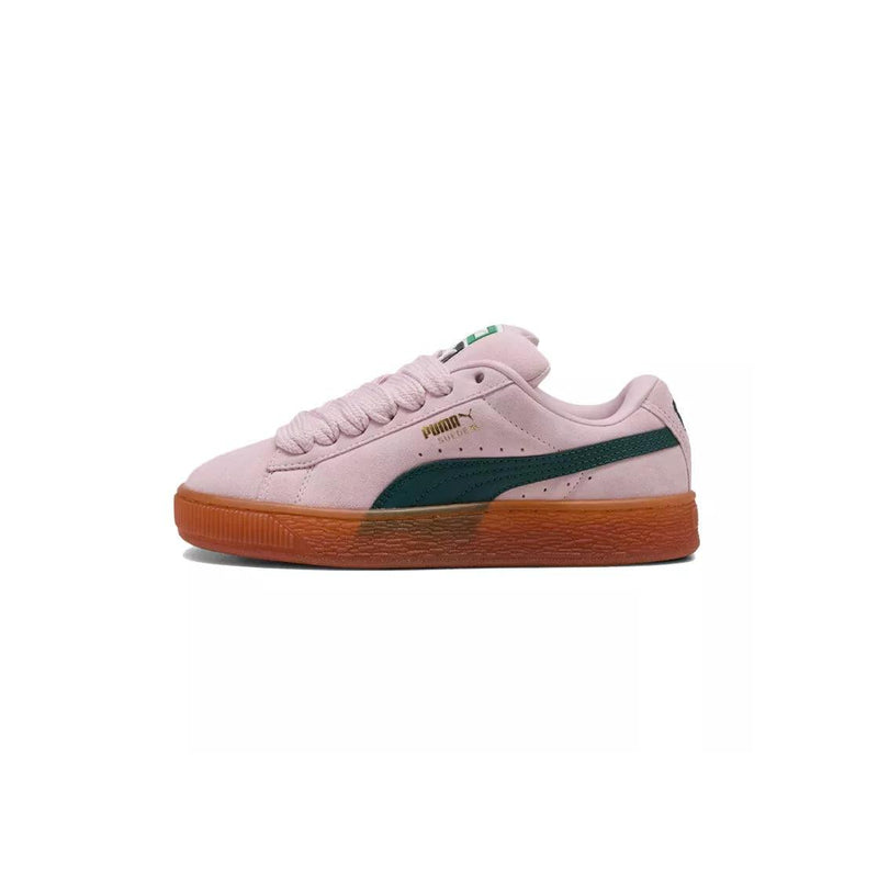 Baskets Puma Suede Xl Junior - Rose/Vert Bouteille