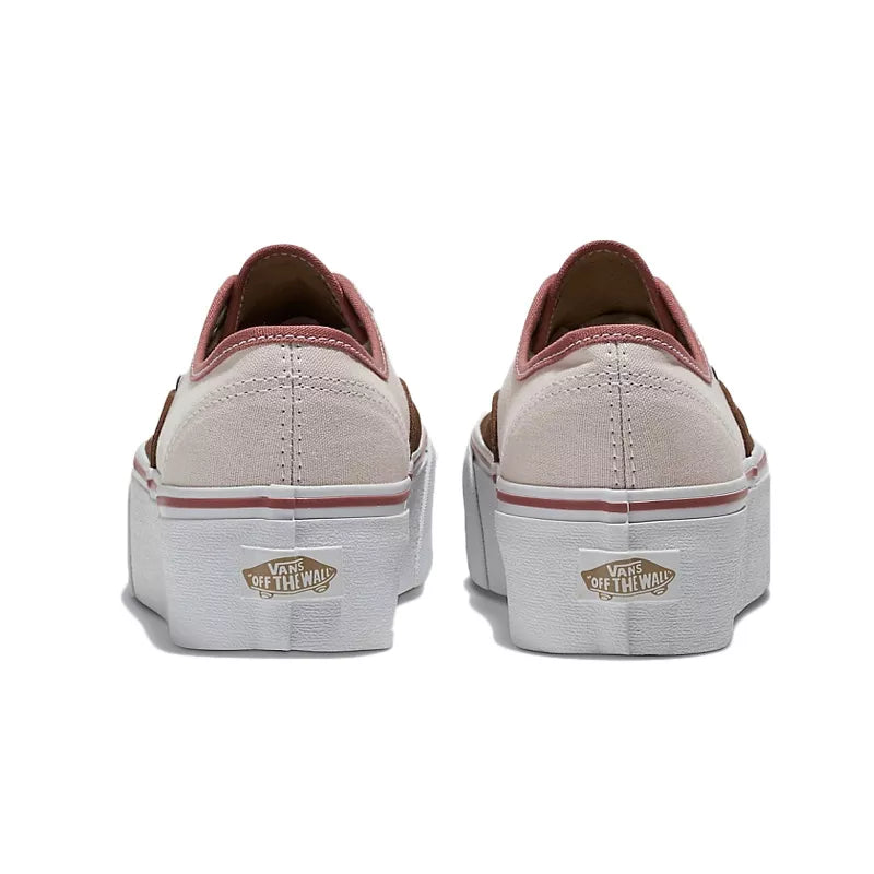 Zapatillas Authentic Stackform - Marrón y beige - Mujer