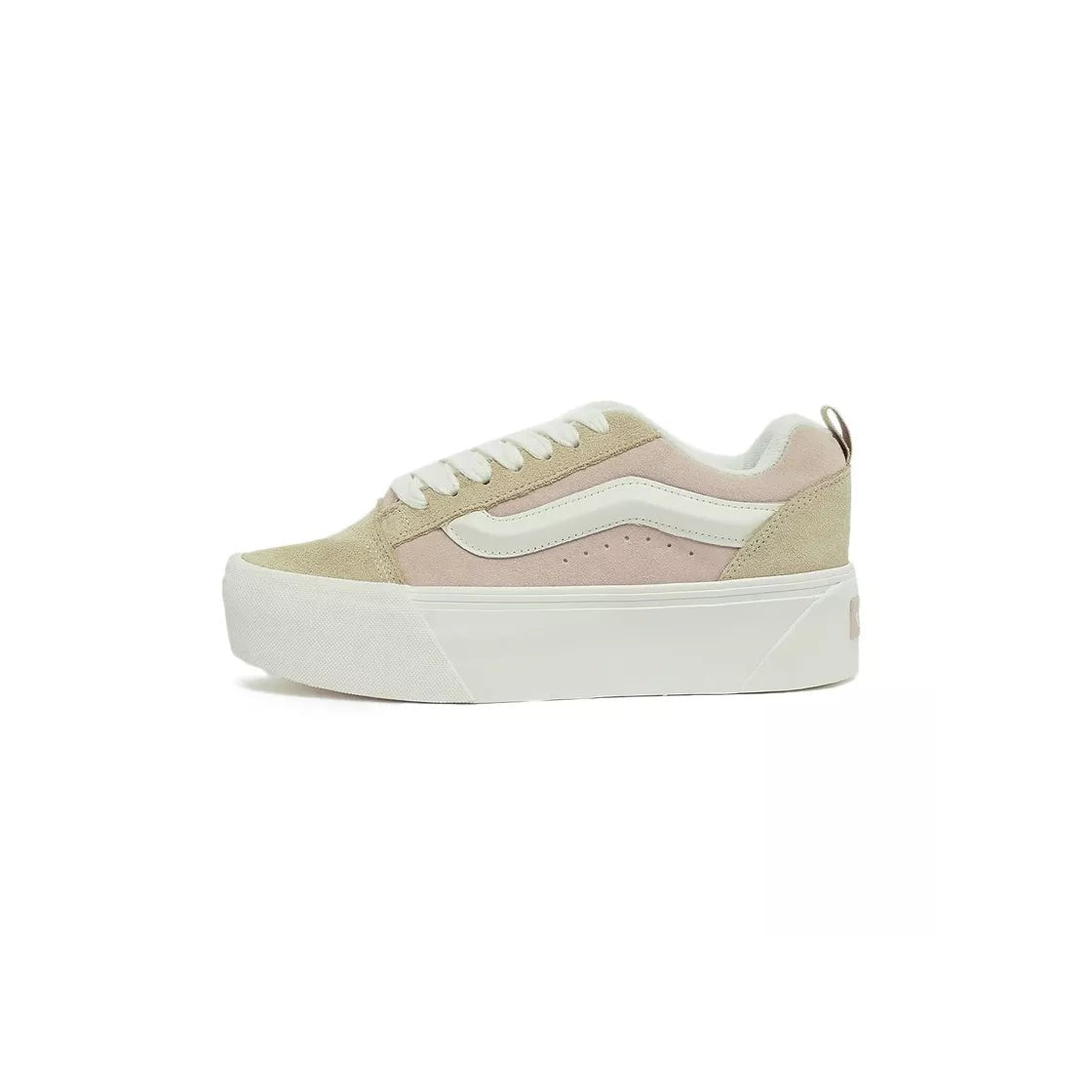 Zapatillas Knu-Skool Stack - Beige/Rosa - Mujer