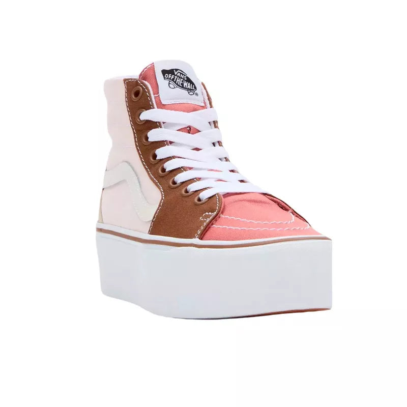 Zapatillas Sk8-Hi Stackform - Marrón y beige - Mujer