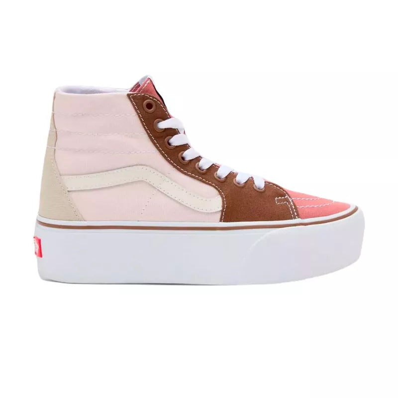 Zapatillas Sk8-Hi Stackform - Marrón y beige - Mujer