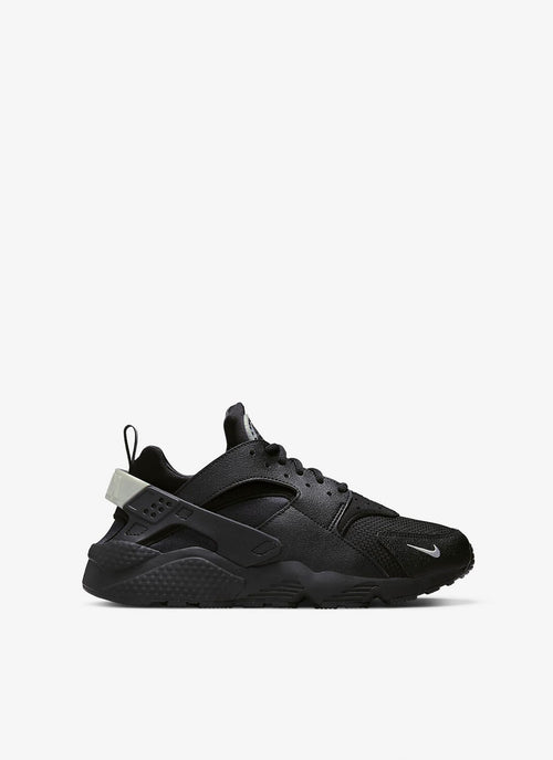 Nike - Baskets Air Huarache - Black Metallic Silver White - Homme