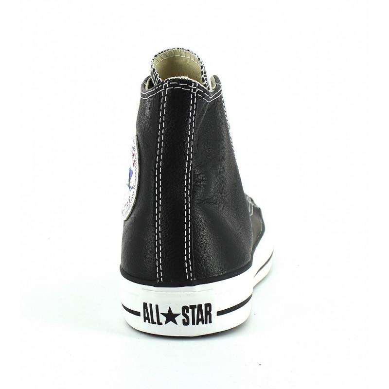 Zapatillas All Star Leather Hi - Negro