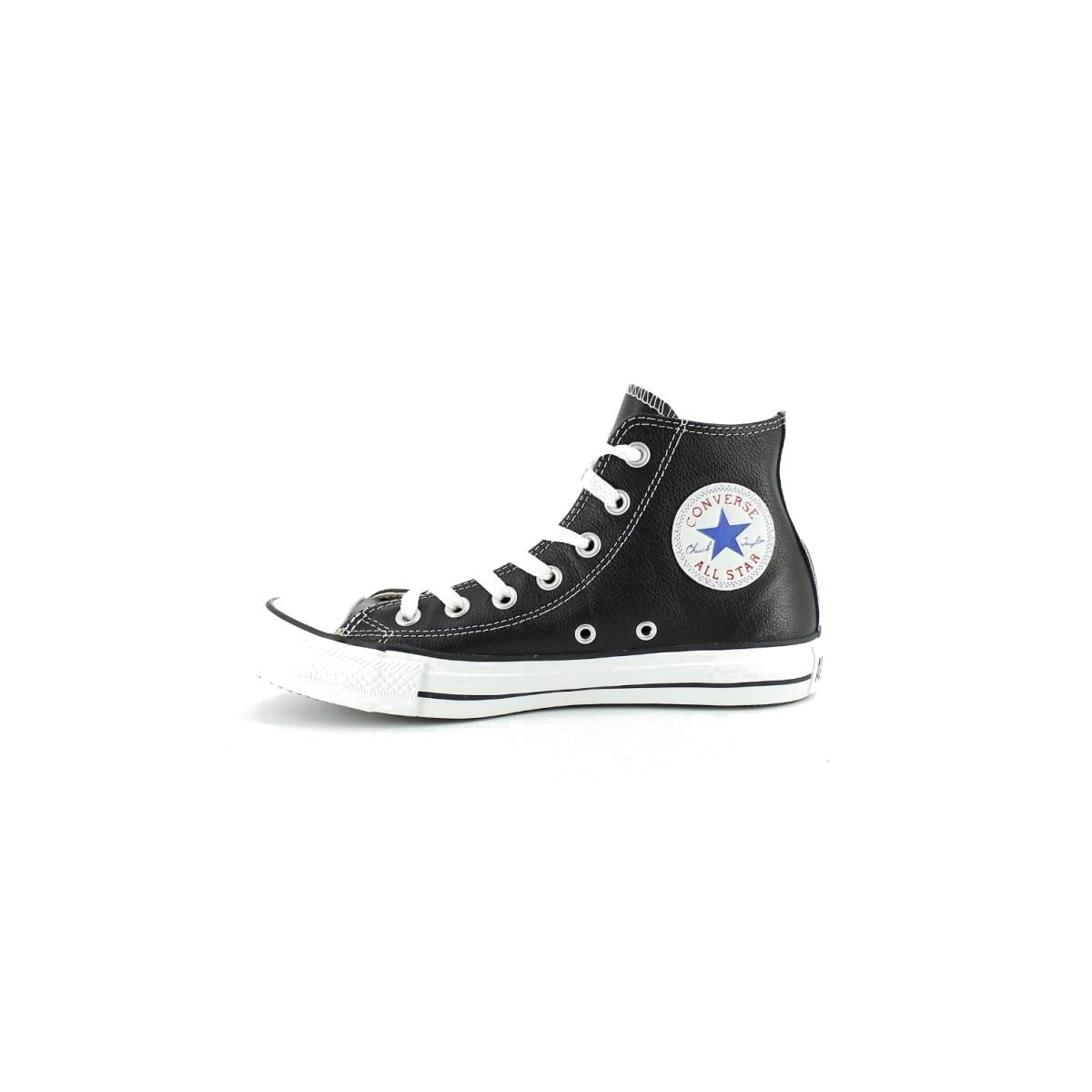 Zapatillas All Star Leather Hi - Negro