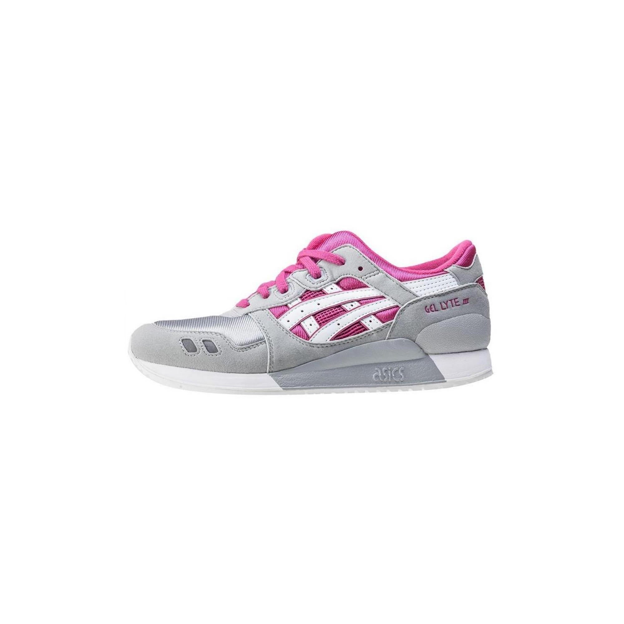 Asics - Asics Gel Lyte 3 Junior Trainers - Grey/Pink/White - Women