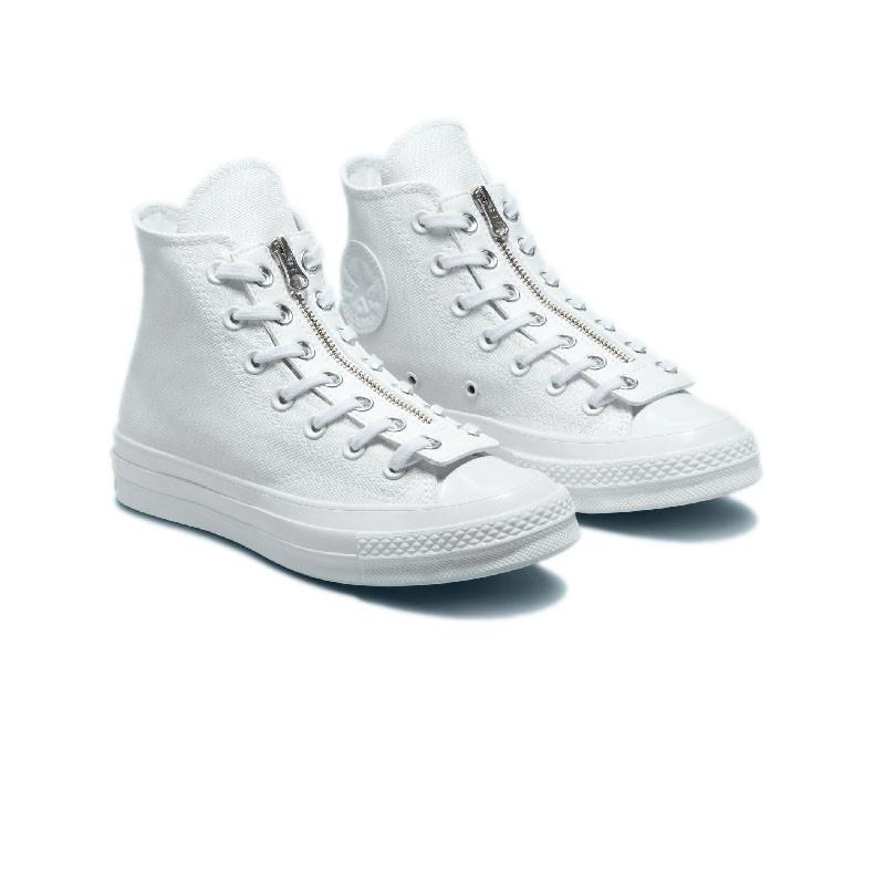 Baskets Chuck 70 Zip Hi - Blanc - Mixte