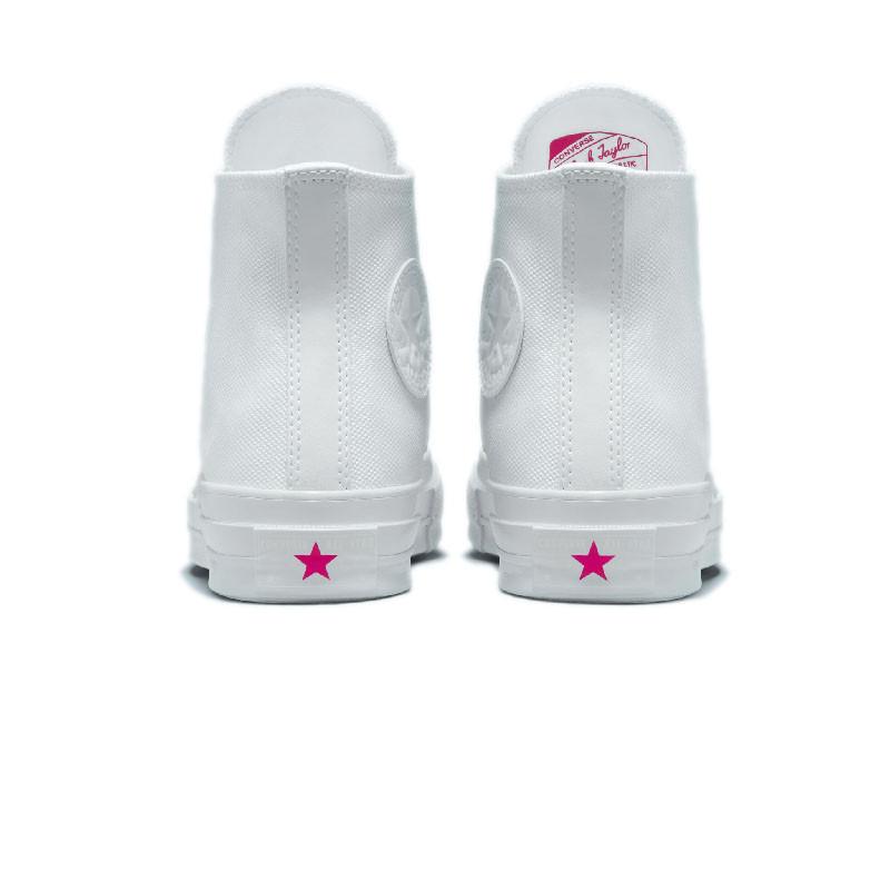Baskets Chuck 70 Zip Hi - Blanc - Mixte