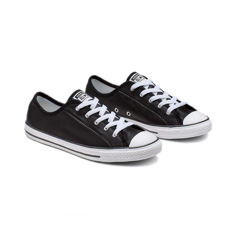 Zapatillas Chuck Taylor All Star Dainty Low Top - Negro / Blanco - Unisex