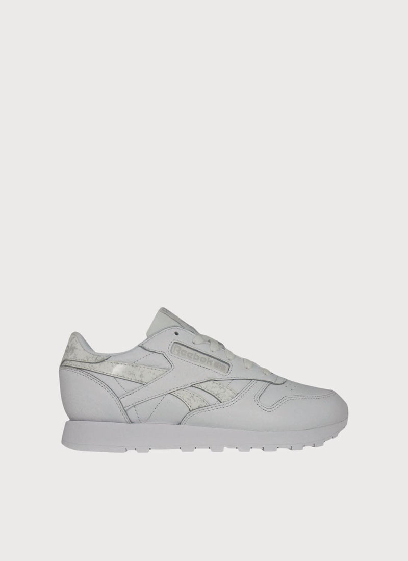 Reebok - Baskets Classic Leather Marbre - Blanc - Femme