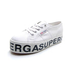 Superga 2790-Cotw Outsole Lettering Trainer - White - Superga Women Men