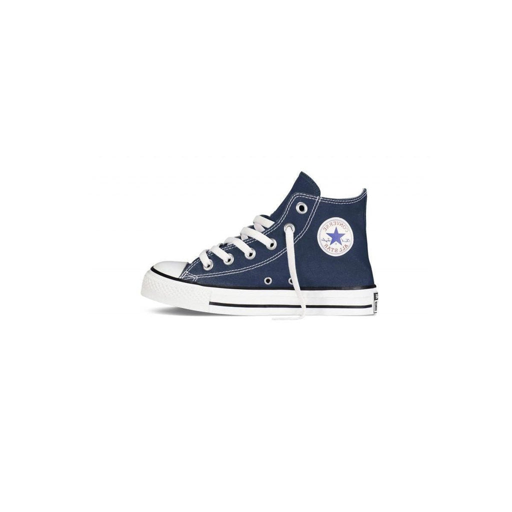 Zapatillas Ct All Star Classic Hi - Azul Marino / Blanco