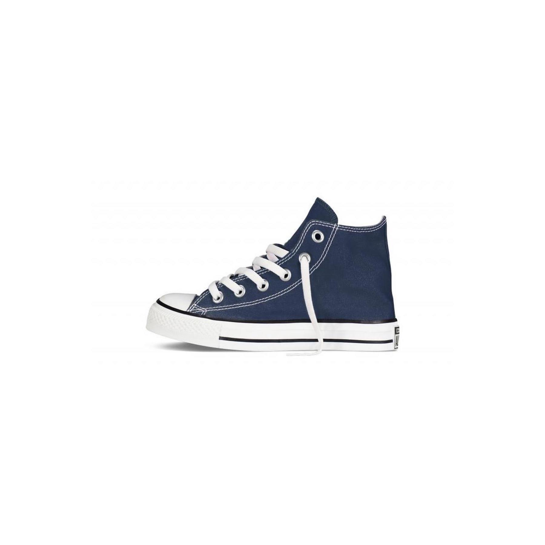 Zapatillas Ct All Star Classic Hi - Azul Marino / Blanco