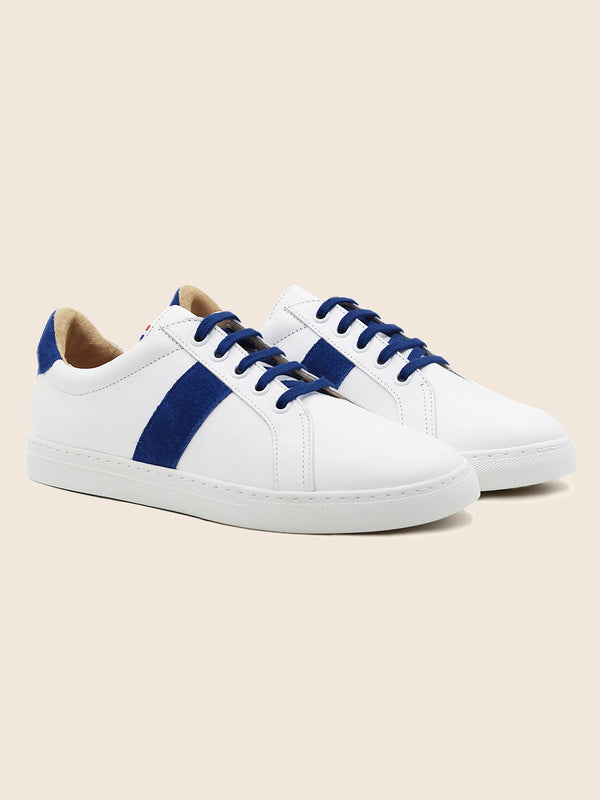 Sneakers Made in France van blauw leer - Dames