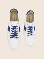 Baskets Made In France Cuir Bleu - Femme