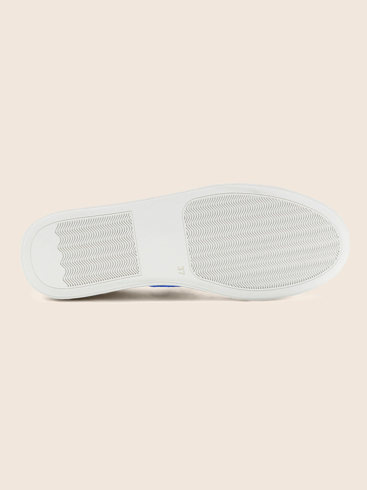 Baskets Made In France Cuir Bleu - Femme