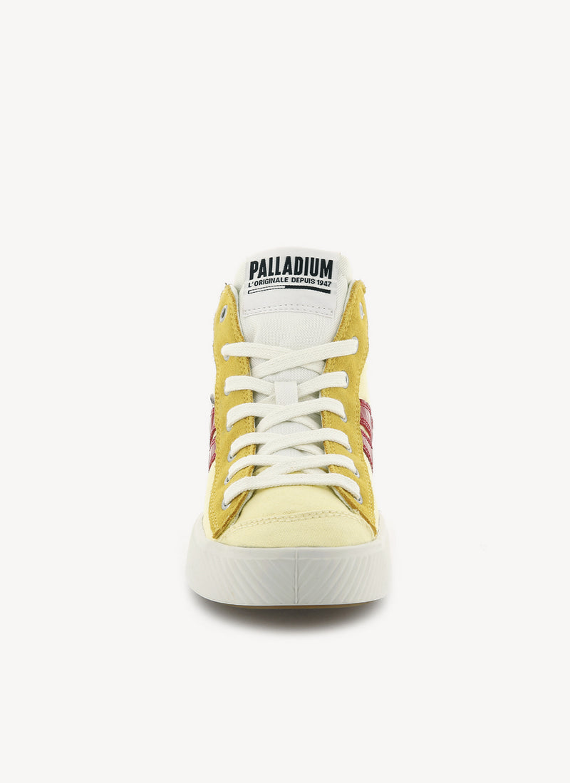 Palladium - Baskets Pallaphoenix Cuff Retro - Jaune - Femme