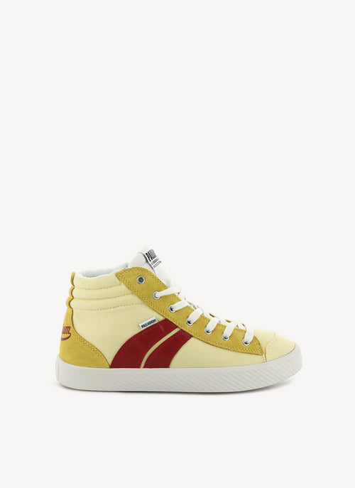 Palladium - Baskets Pallaphoenix Cuff Retro - Jaune - Femme