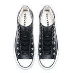 Baskets Plateforme Cuir Hi - Noir