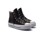 Baskets Plateforme Cuir Hi - Noir