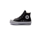 Baskets Plateforme Cuir Hi - Noir