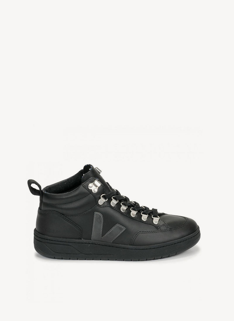 Veja - Baskets Roraima Leather - Black - Femme