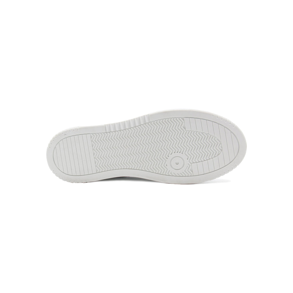 Baskets Vintage Cuir Grainé Noir - Femme