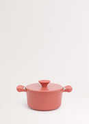 Pot Studio - 2 ruedas de aluminio fundido y mango de baquelita - Terracota