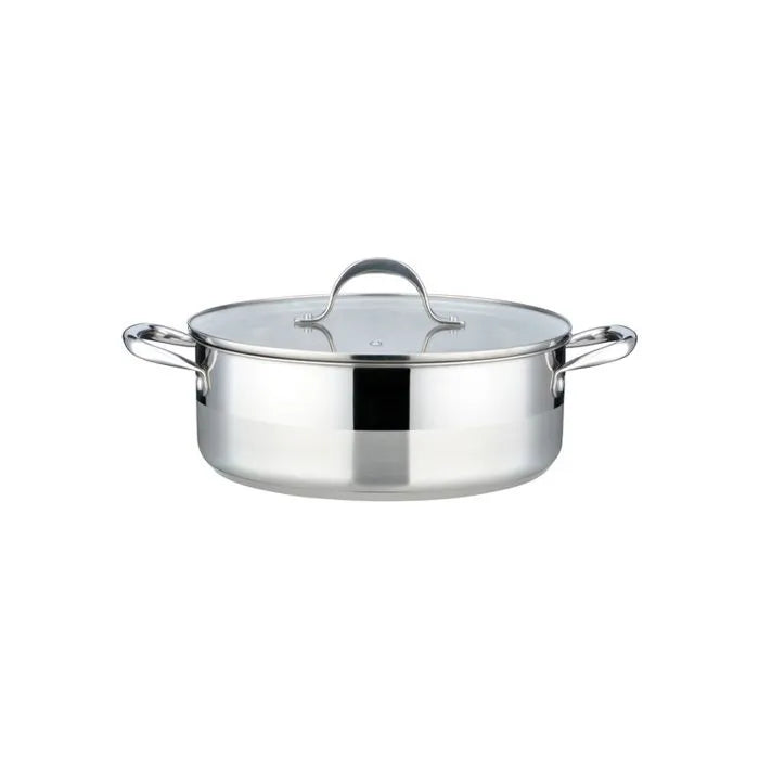 Cazuela 28cm Con Tapa - Acero Inoxidable - Inox