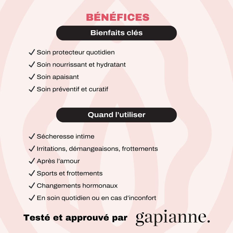 Le Baume vulve hydratant bio - Baûbo-Gapianne