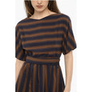 Robe Bayadere Striped Scully With Belt