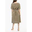 Robe Bayadere Striped Scully Maxi With Belt