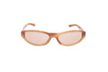 Luxury Eyewear – Lunettes De Soleil - Balenciaga, lunettes de soleil marron clair, verres teintés, sur fond blanc