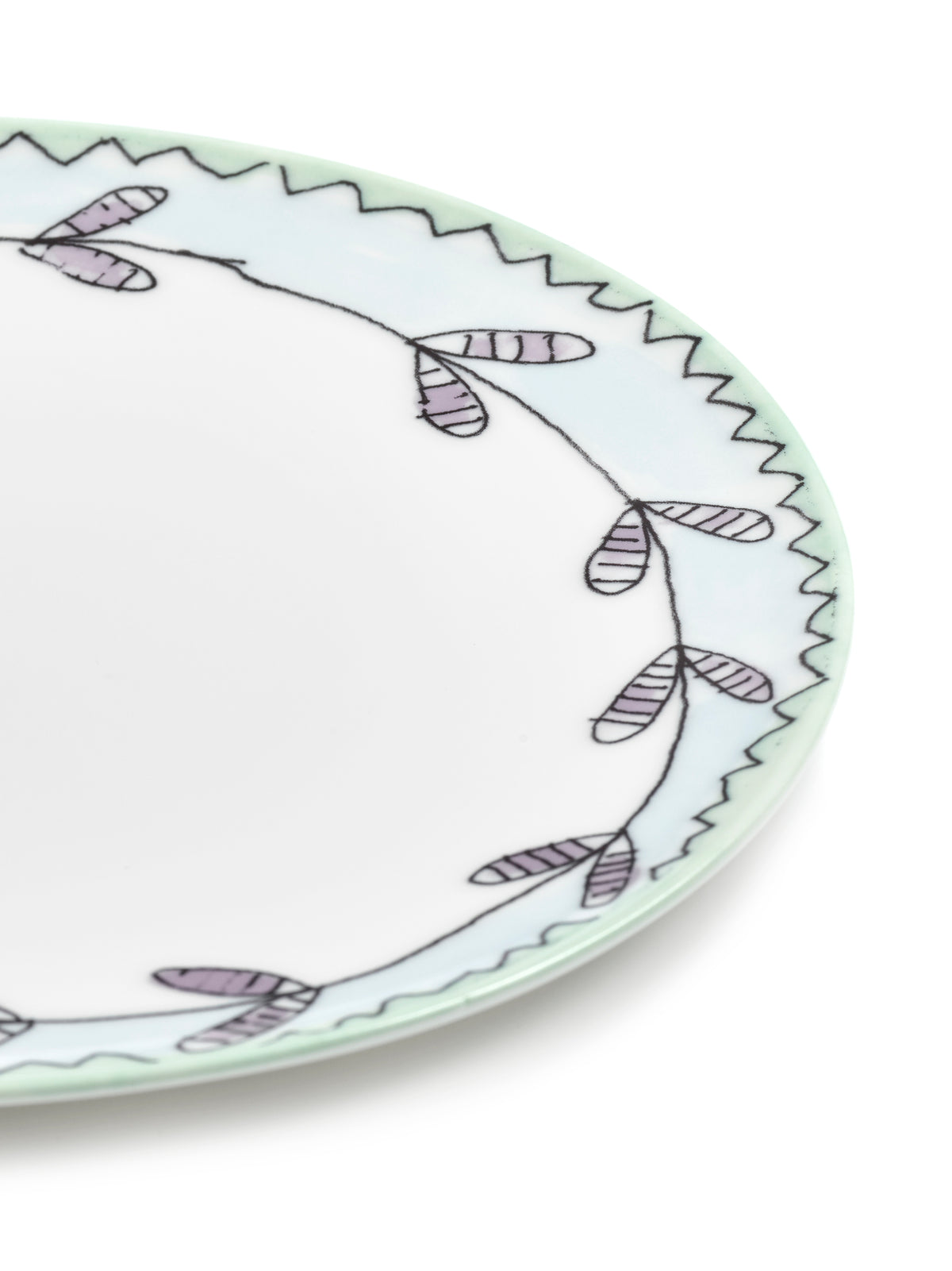 Midnight Flowers - Lot De 2 Assiettes - S - Porcelaine Bone China - Blossom Milk