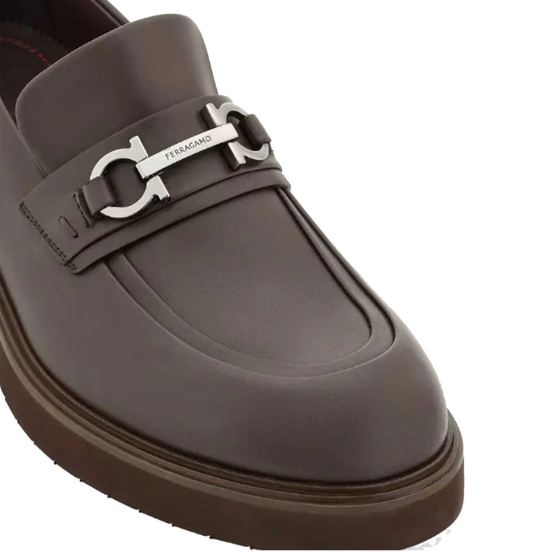 Mocassins - Salvatore Ferragamo Fiorello Leather - Brown