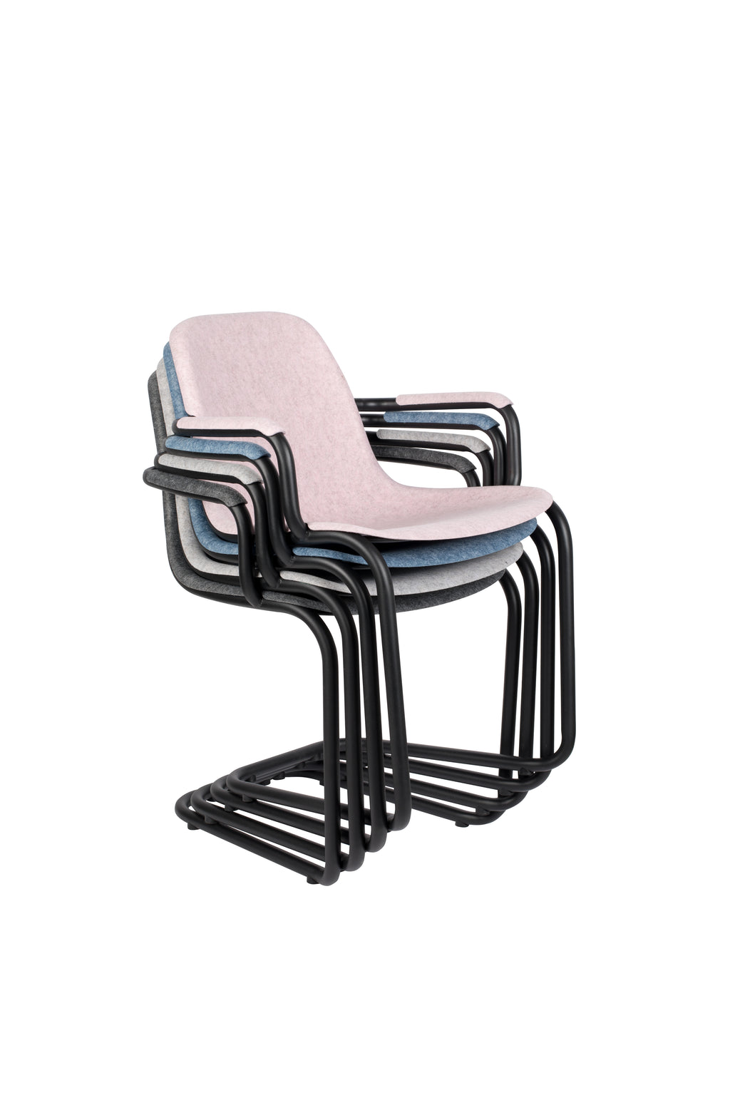 Thirsty - Dining Room Armchair - Recycled Plastic - Ash Gray
