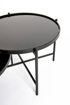 Li - Table Basse - Verre - Noir