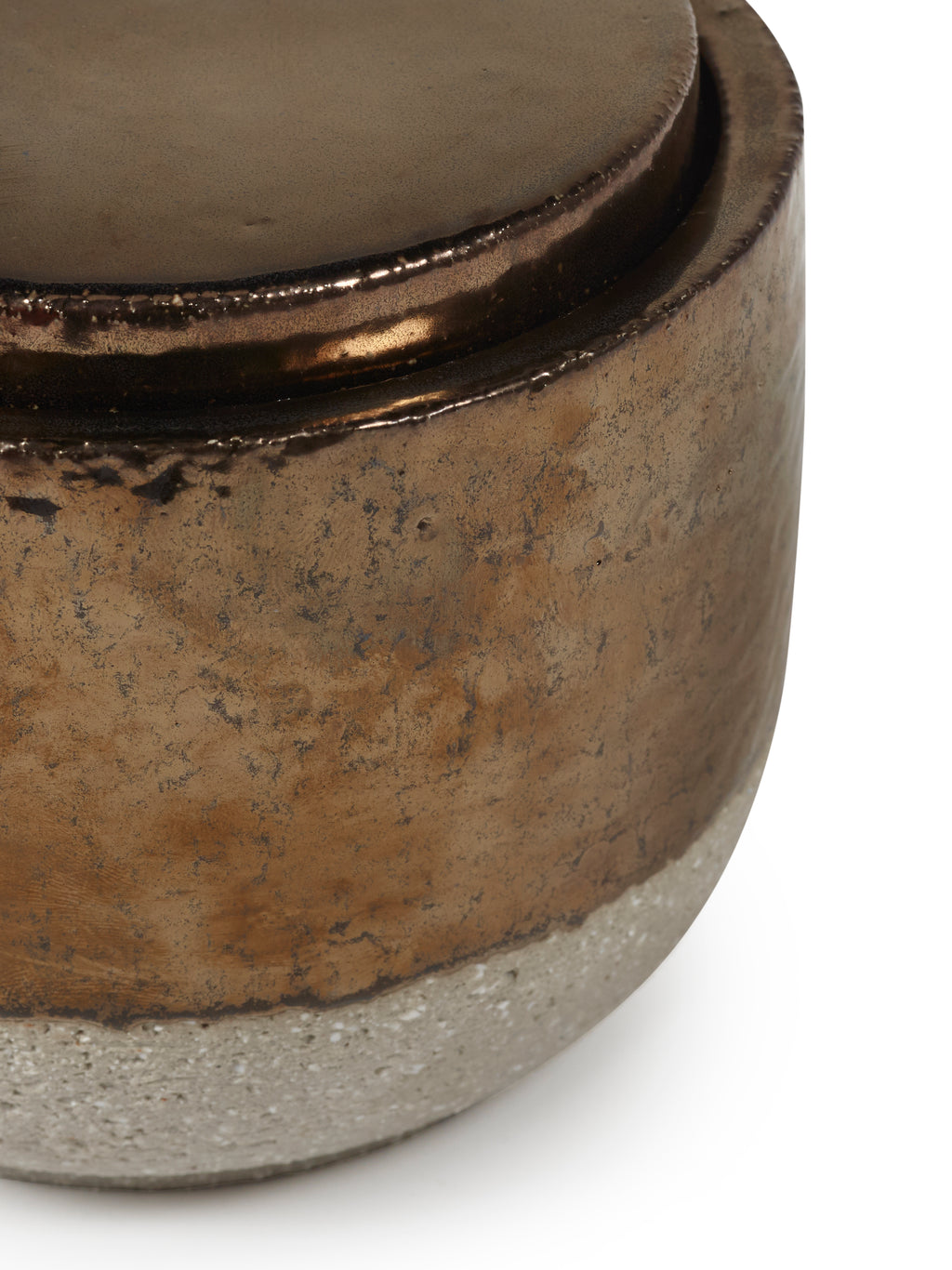 Candles Charred Santal - Bougie D'ambiance - L - Cire De Soja Et Paraffine - Or