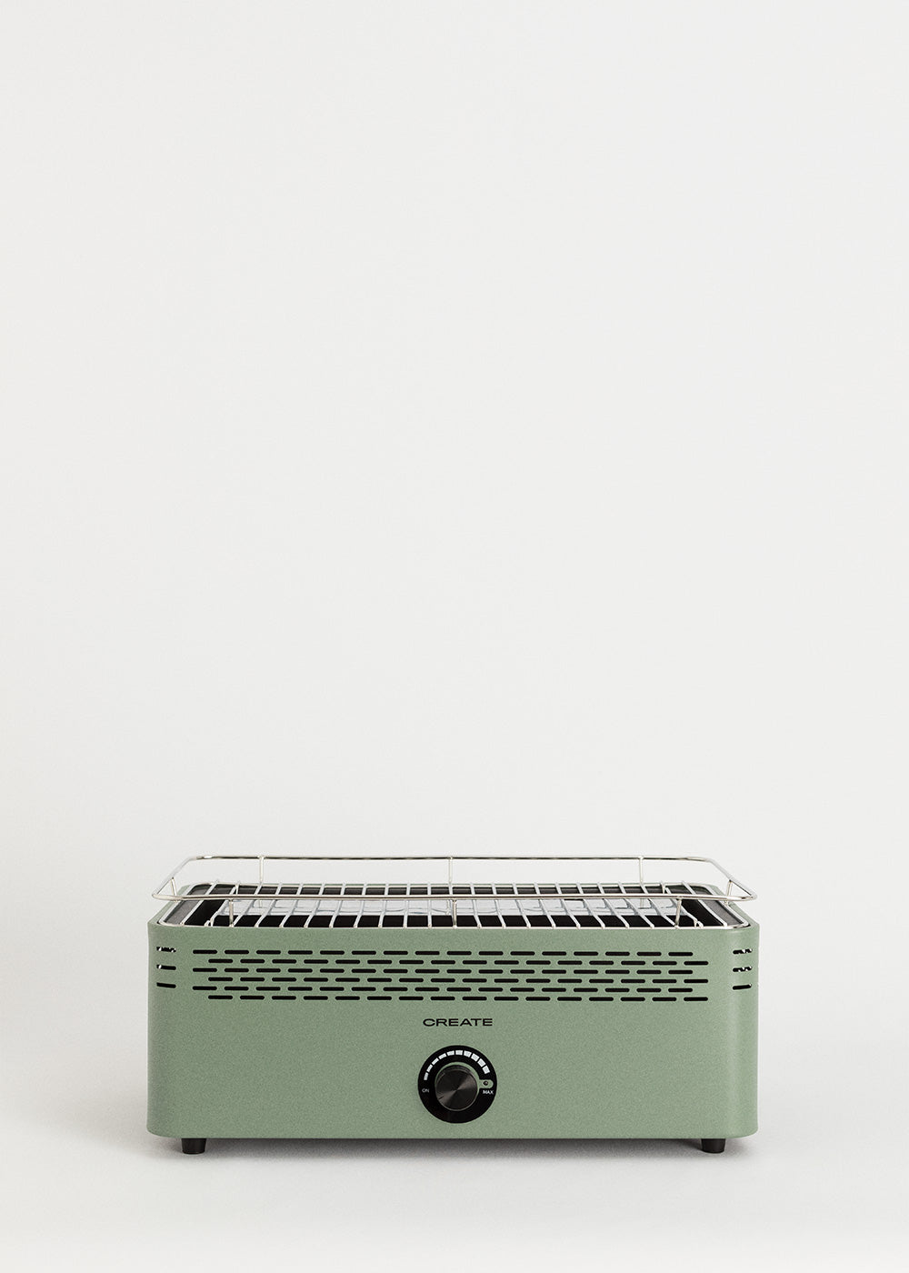 Compact Grill - Portable Smokeless Charcoal Grill - Sage Green