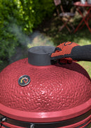 Kamado Barbecue - Ceramic Smoker Barbecue - Red
