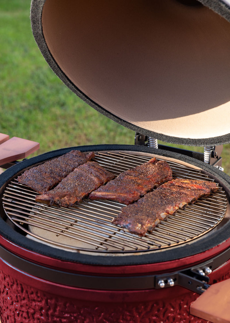 Kamado Barbecue - Ceramic Smoker Barbecue - Red