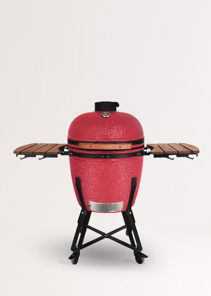 Kamado Barbecue - Ceramic Smoker Barbecue - Red