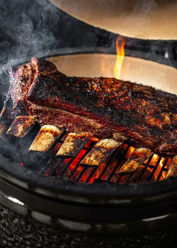 Kamado Barbecue - Ceramic Smoker Barbecue - 21" - Black